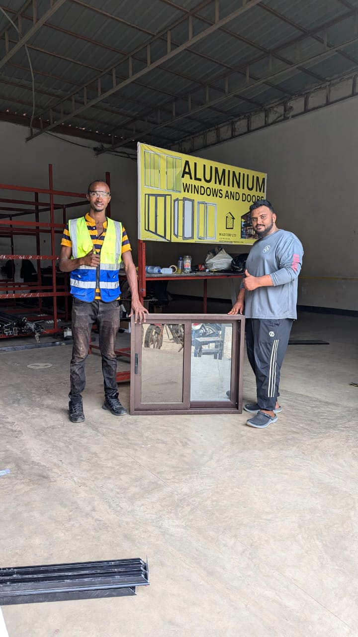 Finished aluminium window product